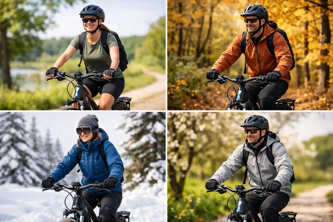 What to Wear When Ebiking for Every Season