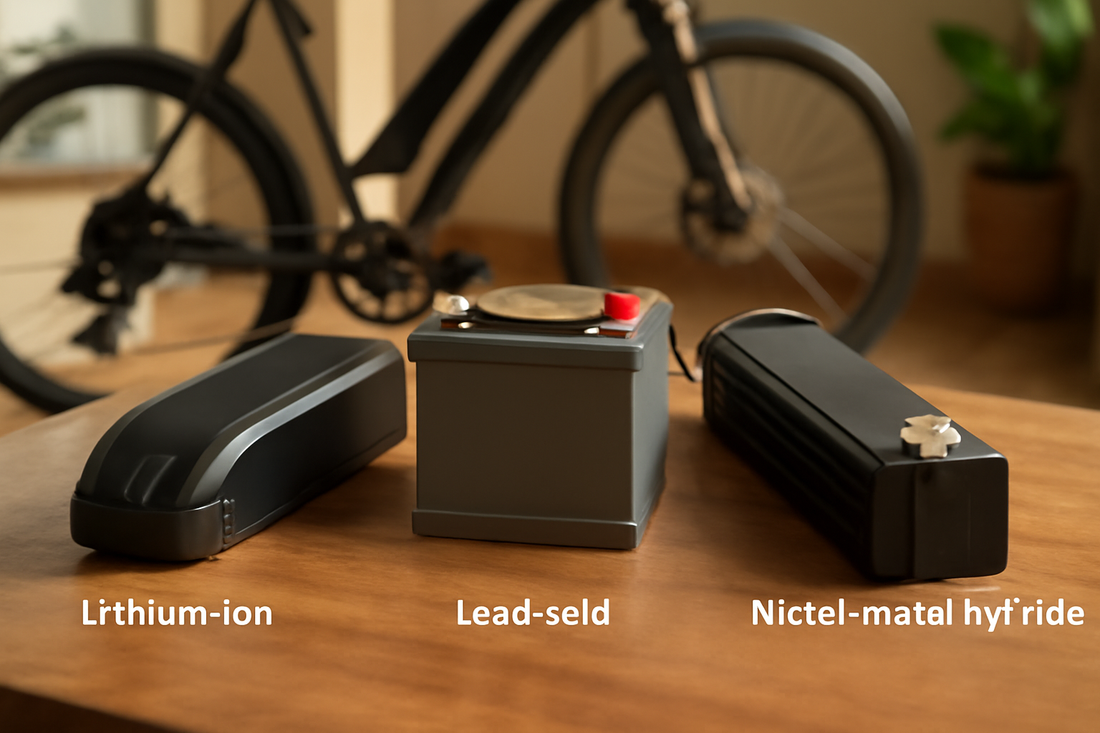 Comparing E-bike Battery Types: Lithium-ion vs. Lead-acid vs. Nickel-metal Hydride