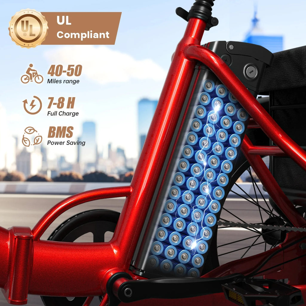 Folding Electric Trike 960W — 50 Mile Range