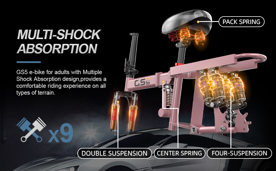 740W Folding Electric Bike