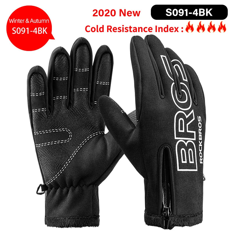 Cycling Gloves Thermal Autumn Winter Gloves