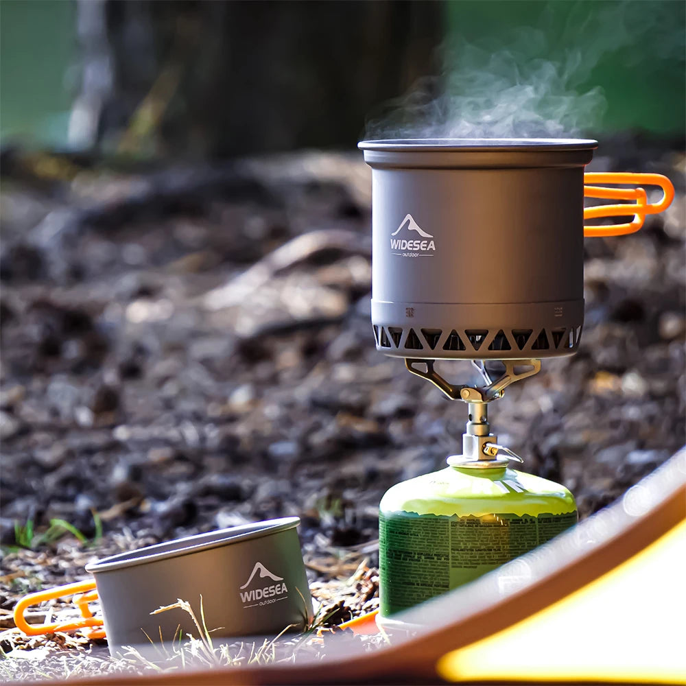 Camping Cookware Set — 1.3L & 2.3L Pots