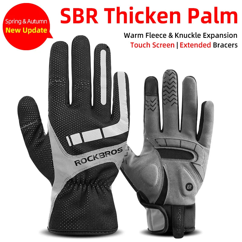 Cycling Gloves Thermal Autumn Winter Gloves
