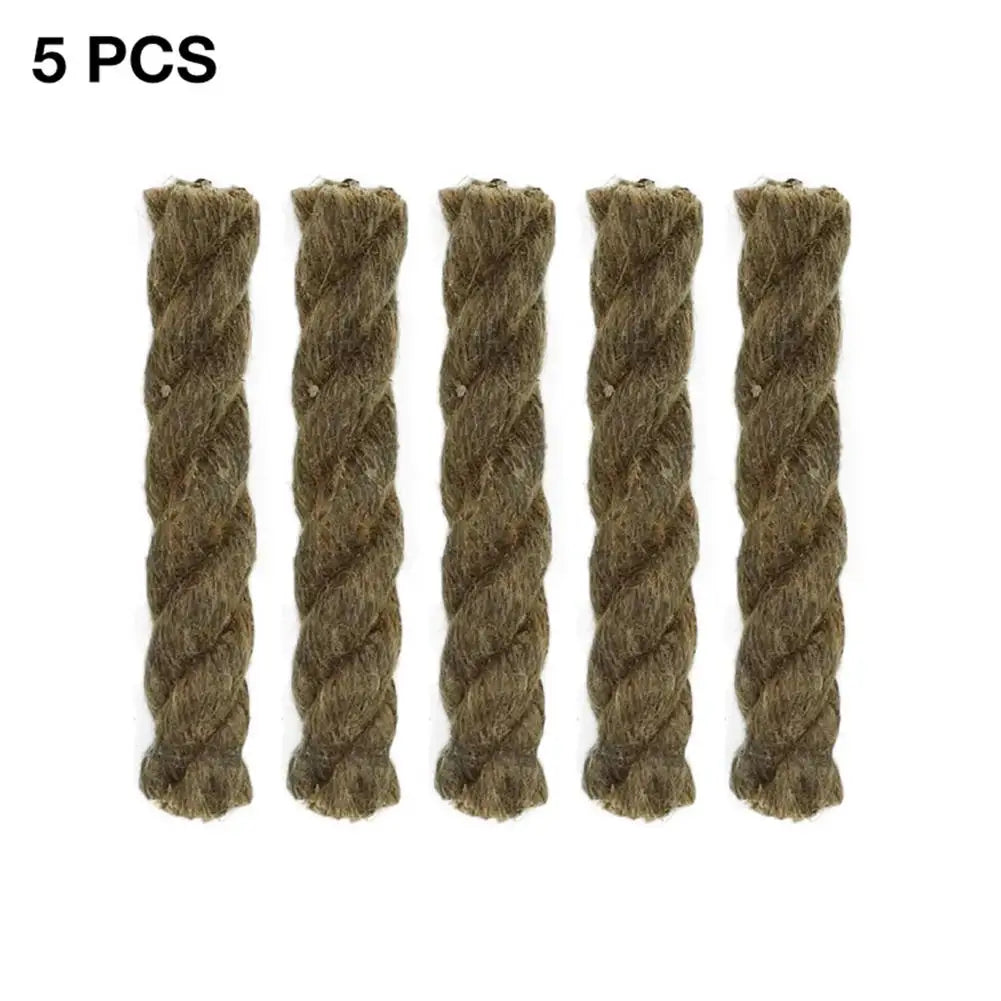 Waterproof Fire Starter Rope — 5-Pack Survival Tinder