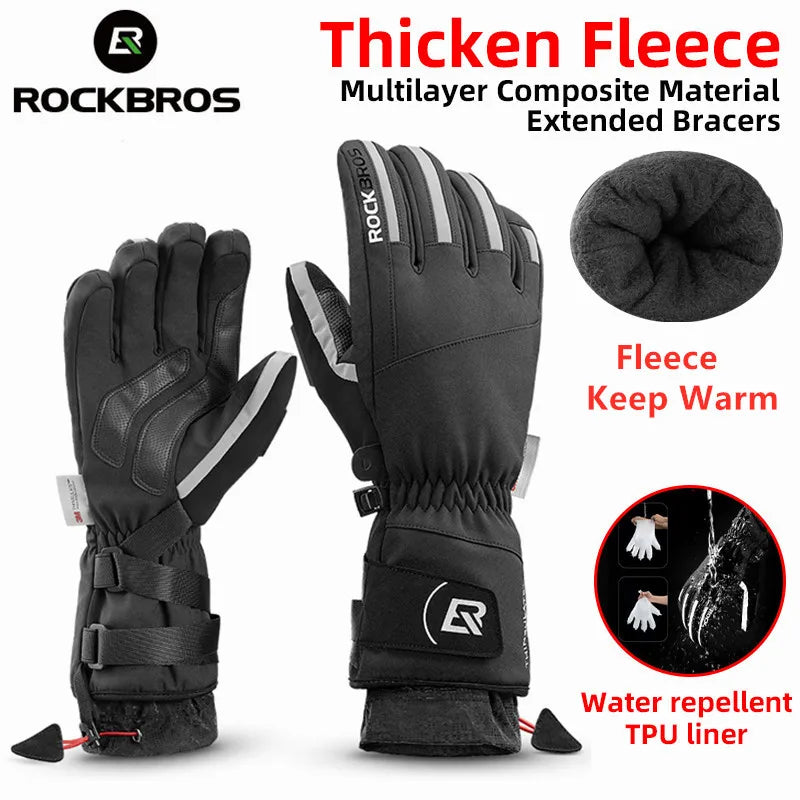 Winter Gloves Bicycle Motorcycle SBR Men Women