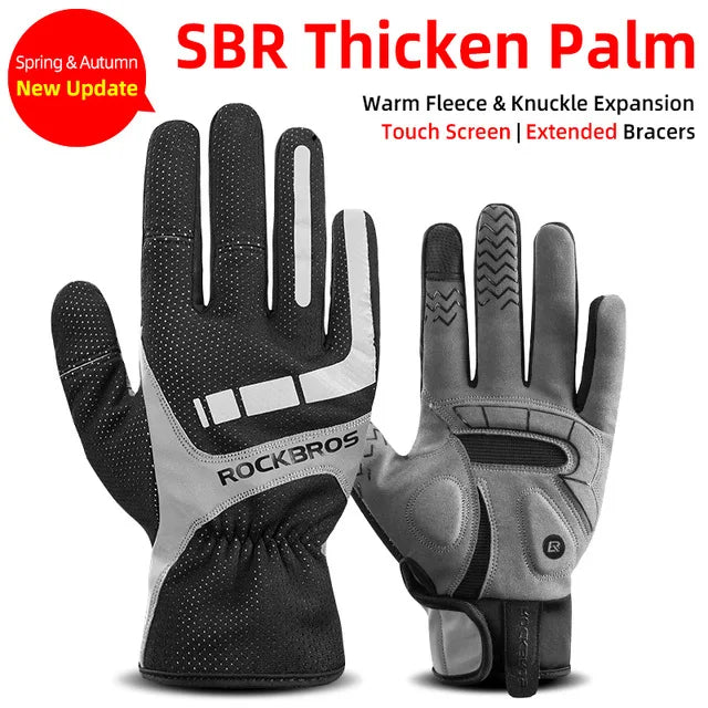 Winter Gloves Bicycle Motorcycle SBR Men Women