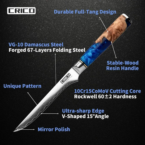 5.5" Boning Knife — Flexible Fillet Knife