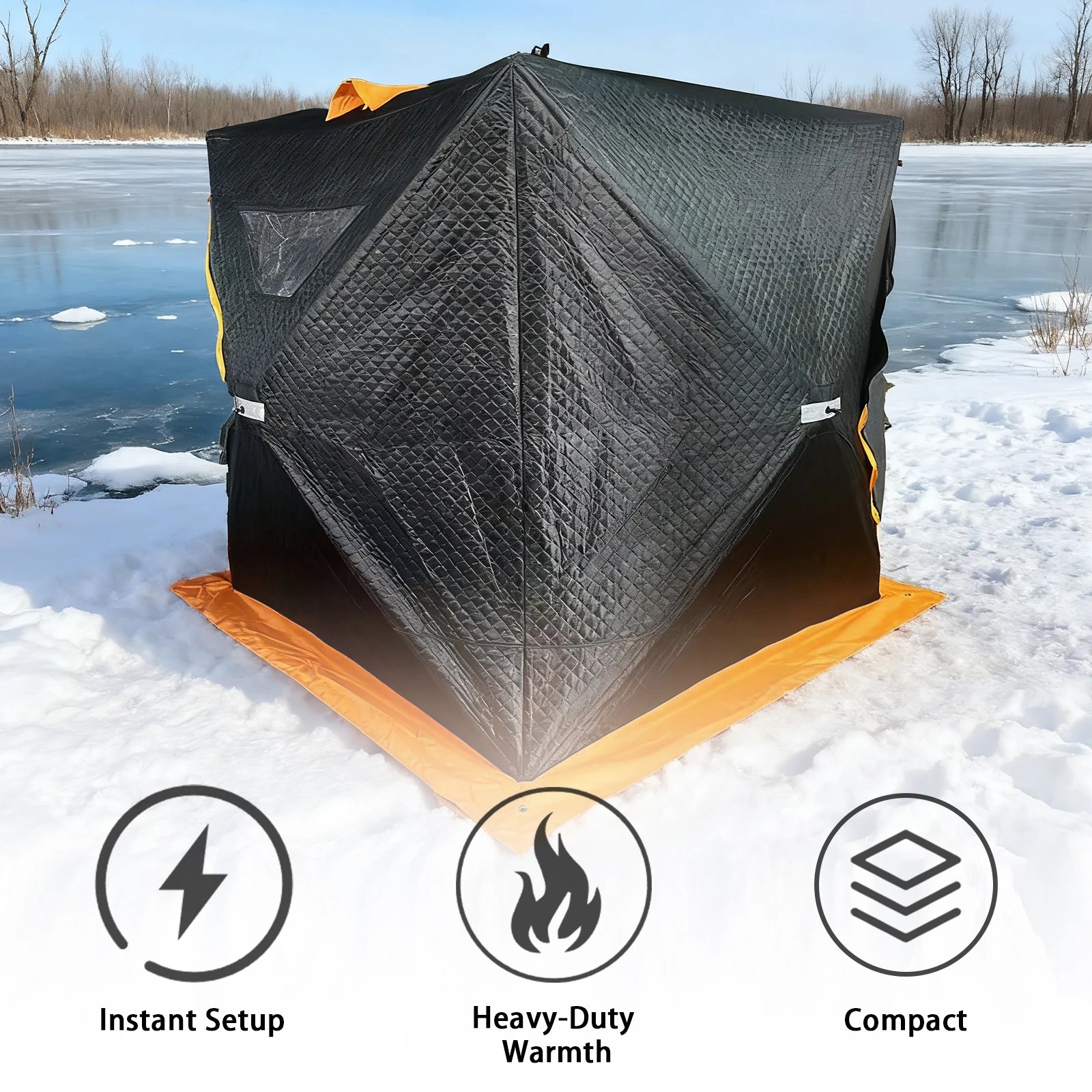 Portable Ice Fishing Shelter — Pop-Up Hub