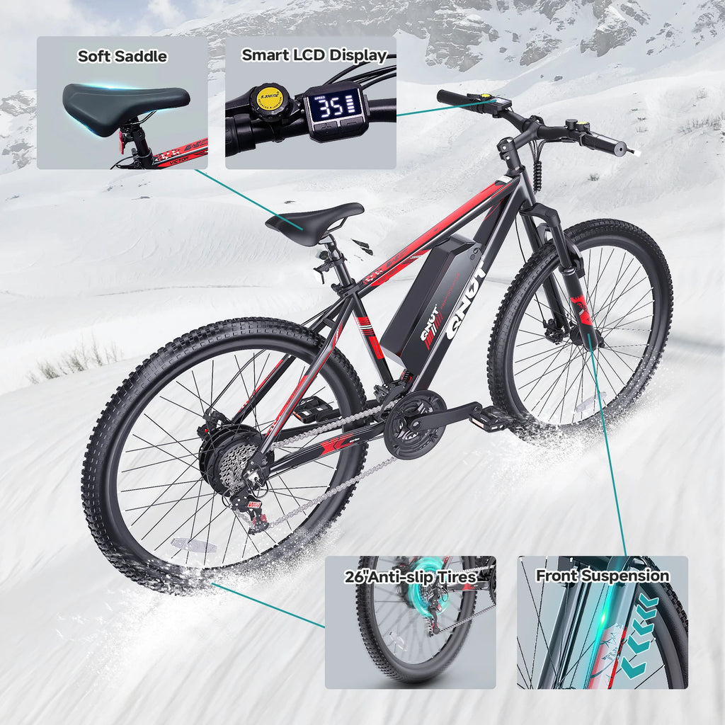 Mountain Electric Bike 1000W — Urban & Trail