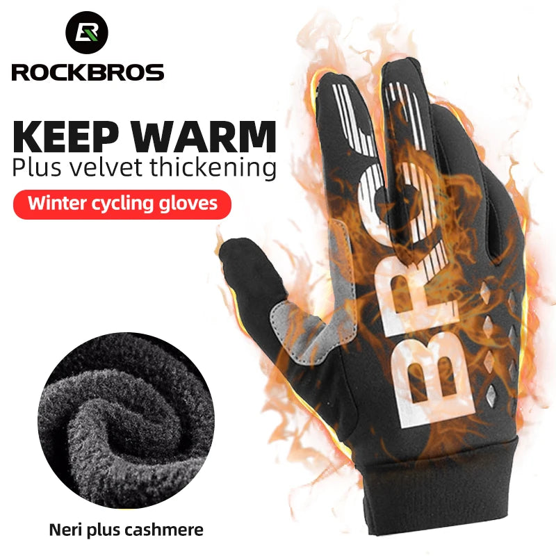 Winter Gloves Bicycle Motorcycle SBR Men Women