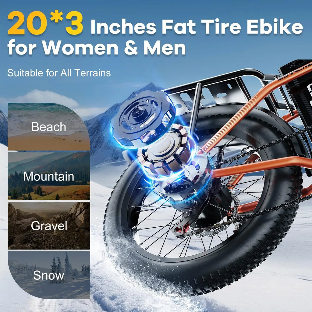 Foldable Electric Bike 1000W — Compact Power