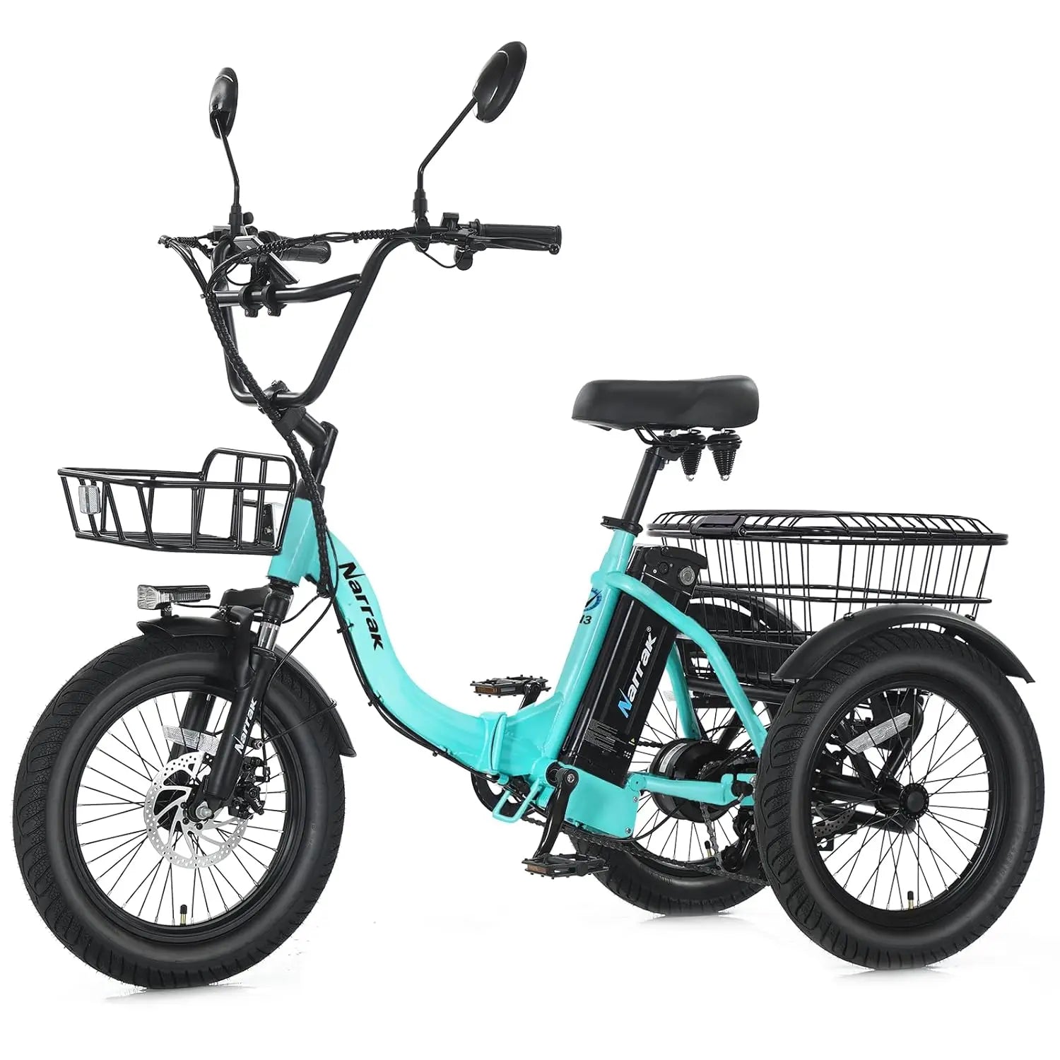 Electric Tricycle Fat Tire Folding Electric Trike
