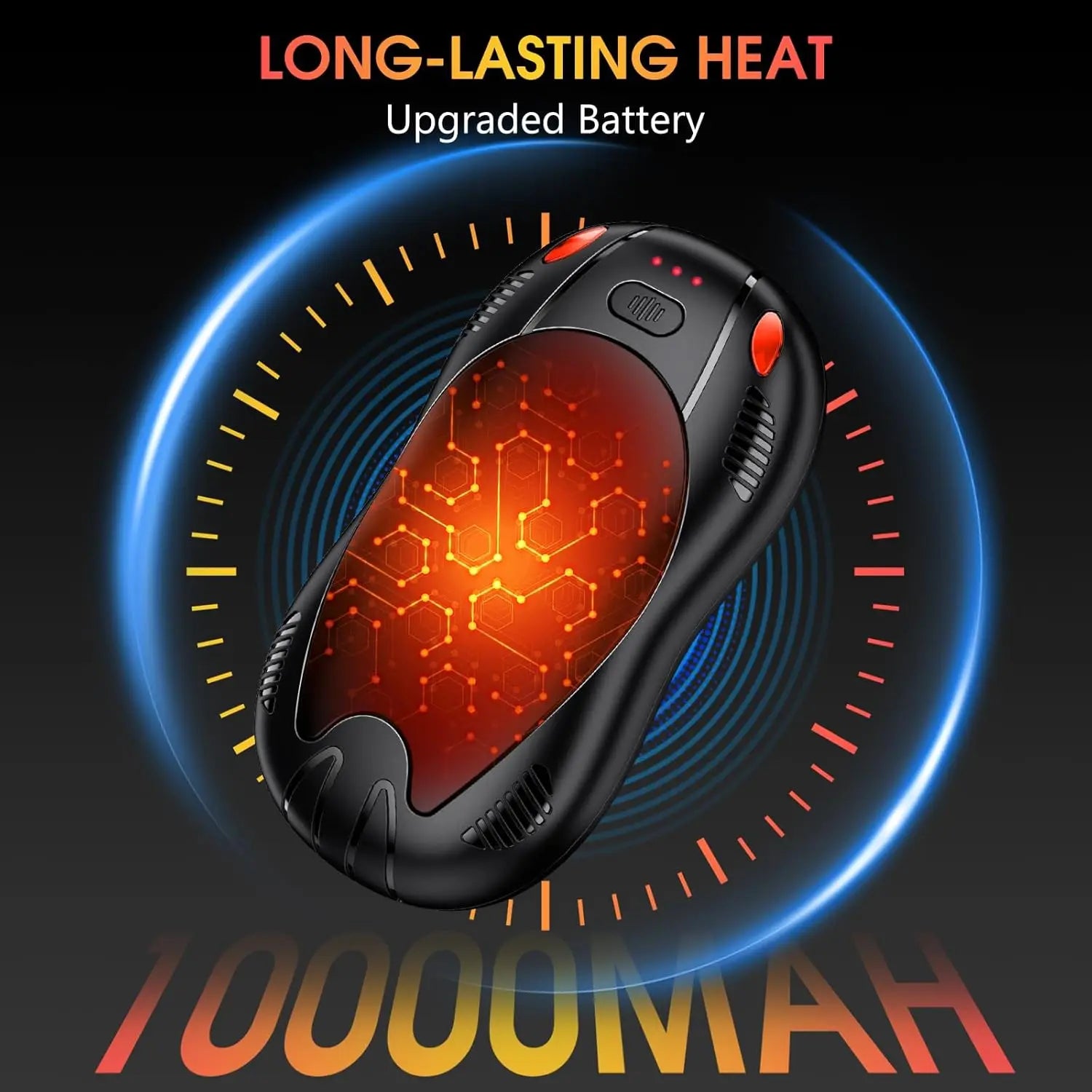 Rechargeable Hand Warmers — 10000mAh Power Bank