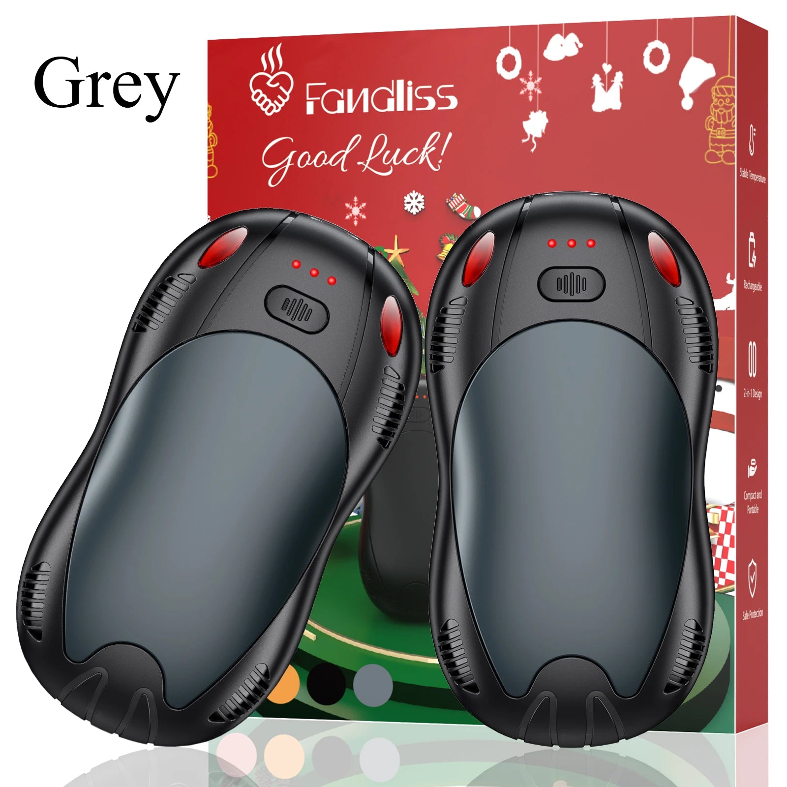 Rechargeable Hand Warmers — 10000mAh Power Bank