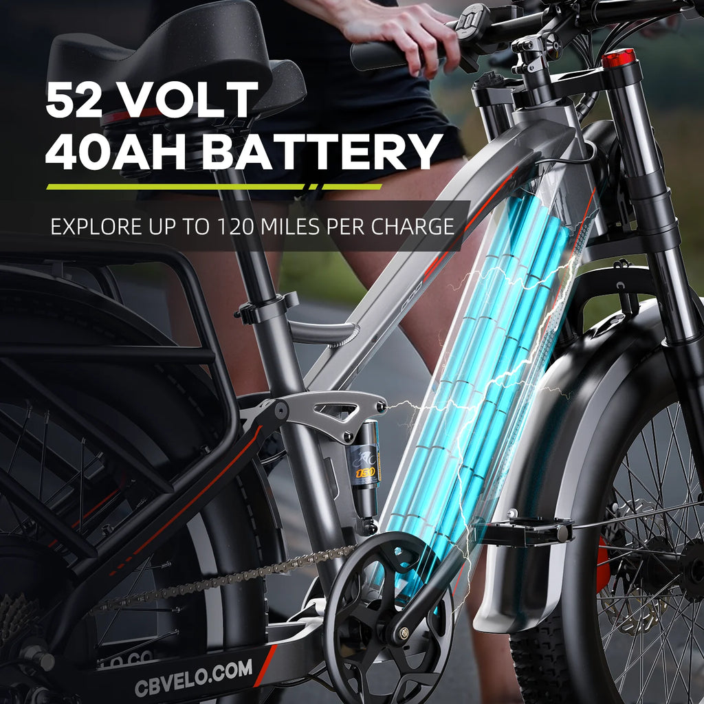 Electric Mountain Bike 5000W — Trail-Crushing Power