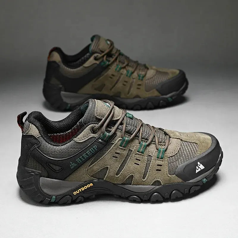 Men's Suede Leather Hiking Shoes — Outdoor Ready