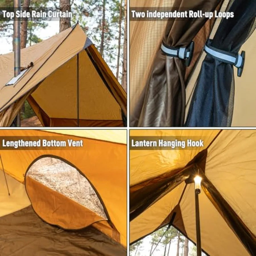 Hot Tent with Stove Jack — Portable Wall Tent