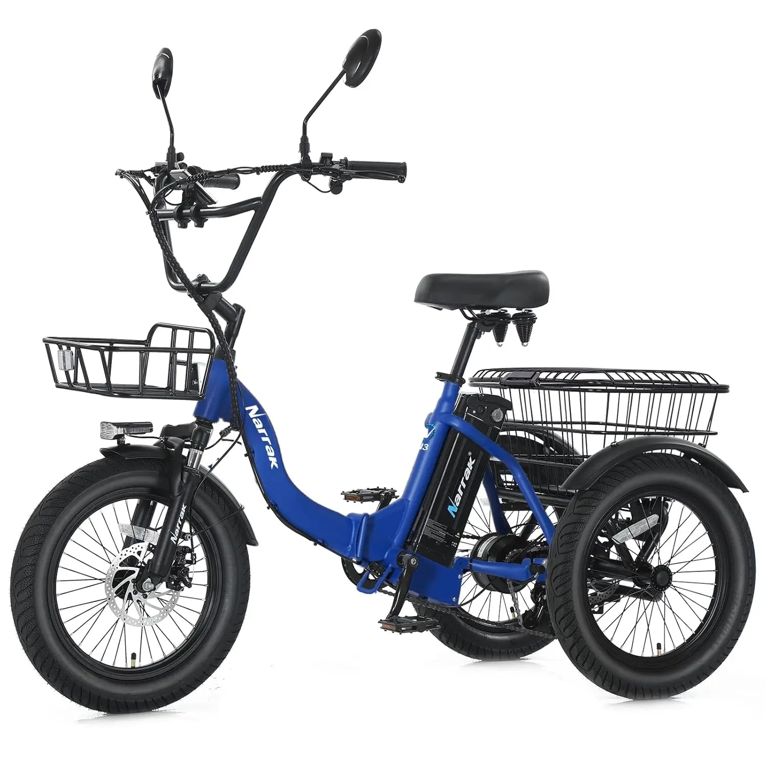 Electric Tricycle Fat Tire Folding Electric Trike