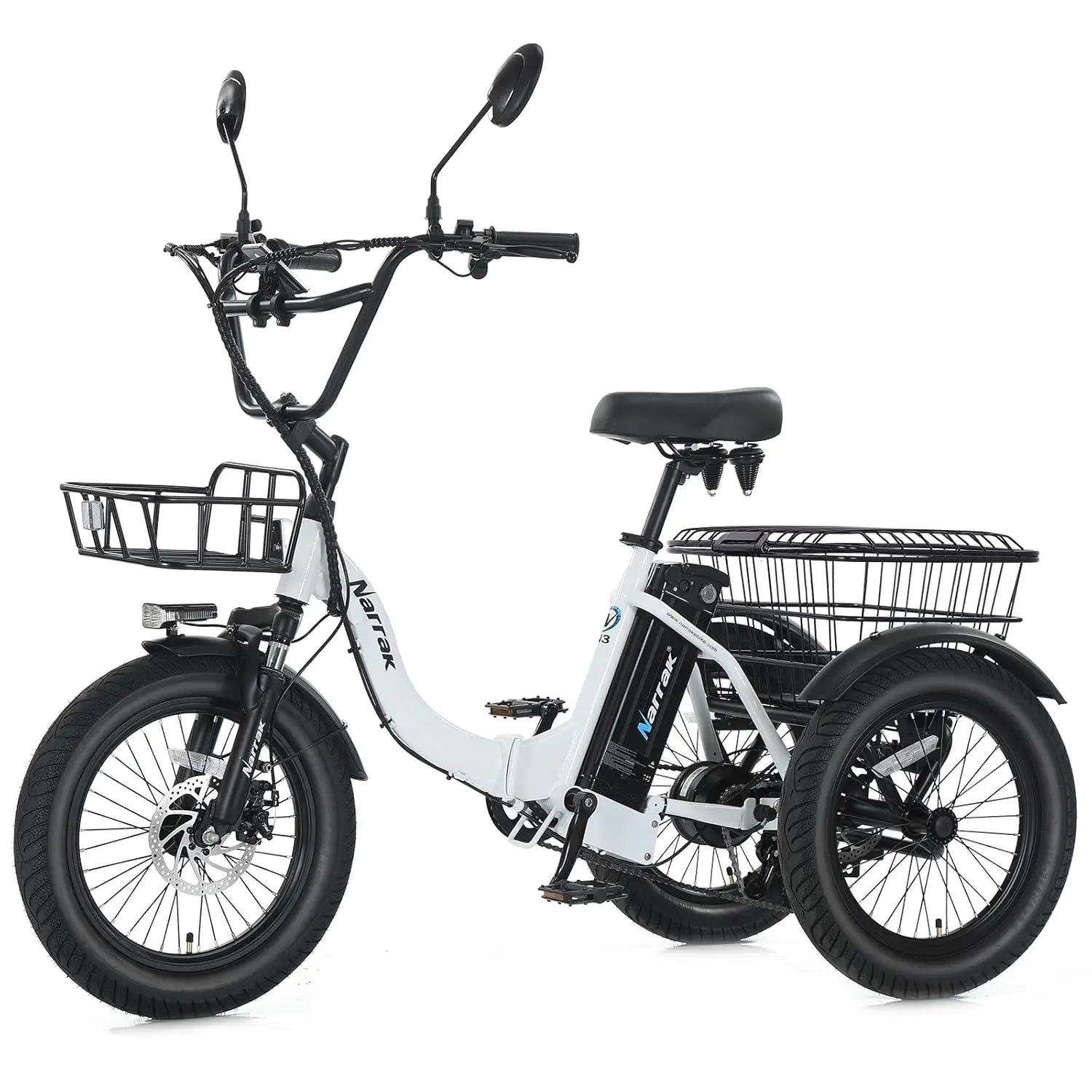Electric Tricycle Fat Tire Folding Electric Trike