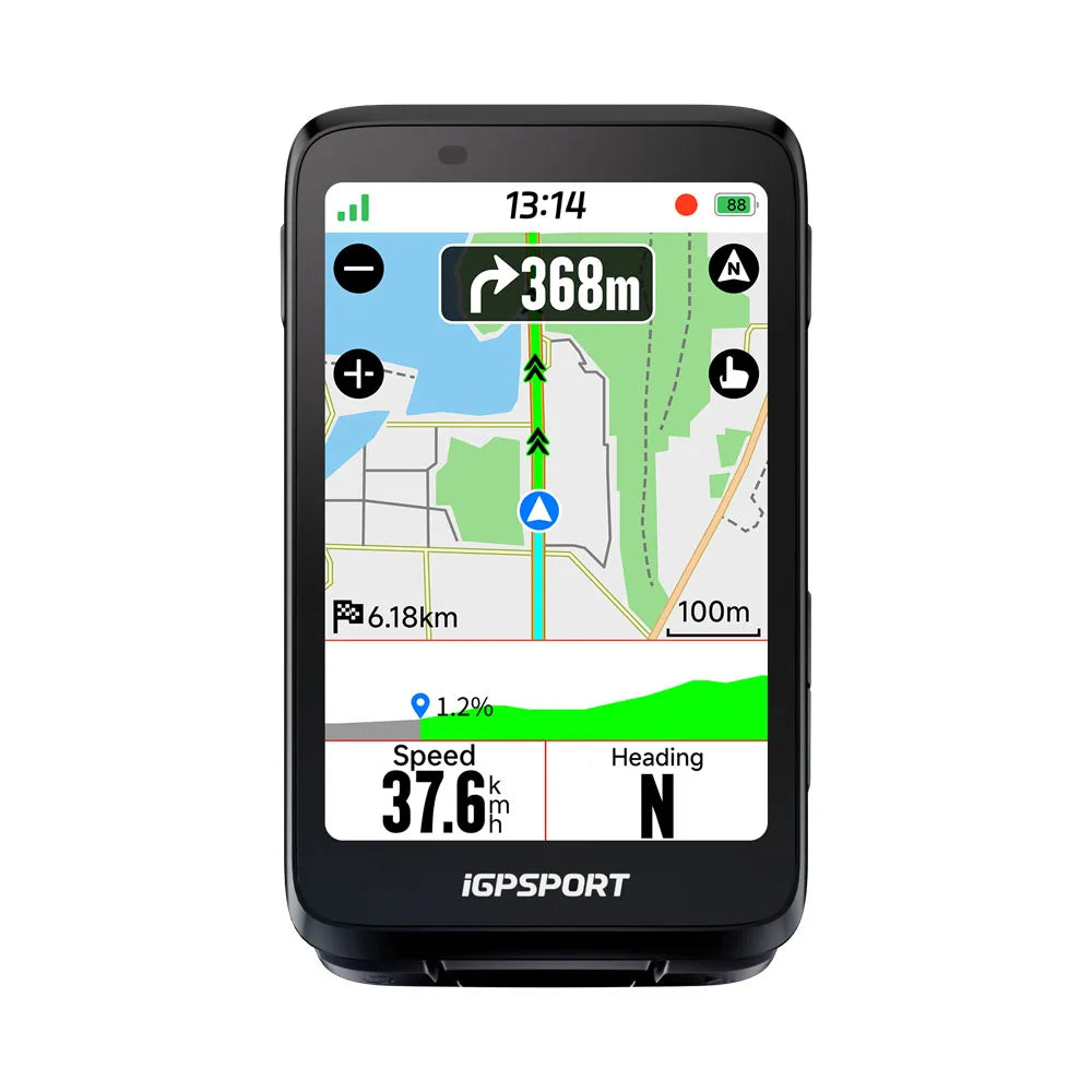 Bicycle GPS Computer BiNavi — Touchscreen Navigation