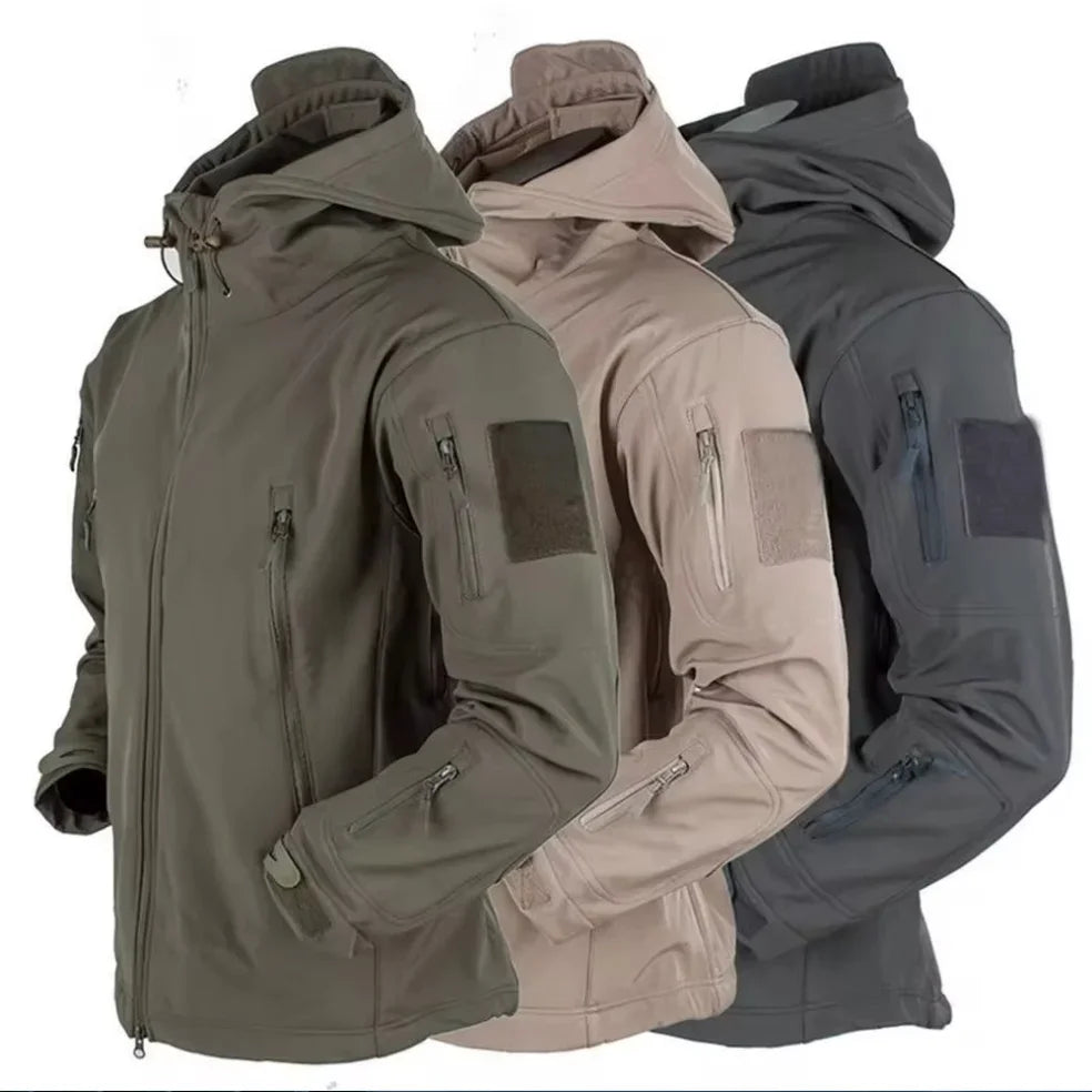 Tactical Soft Shell Jacket — Shark Skin, Waterproof
