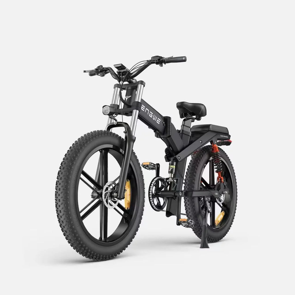 E Bike Folding 1000W Motor, Lithium Battery All-terrain Fat Tire Electric Bike