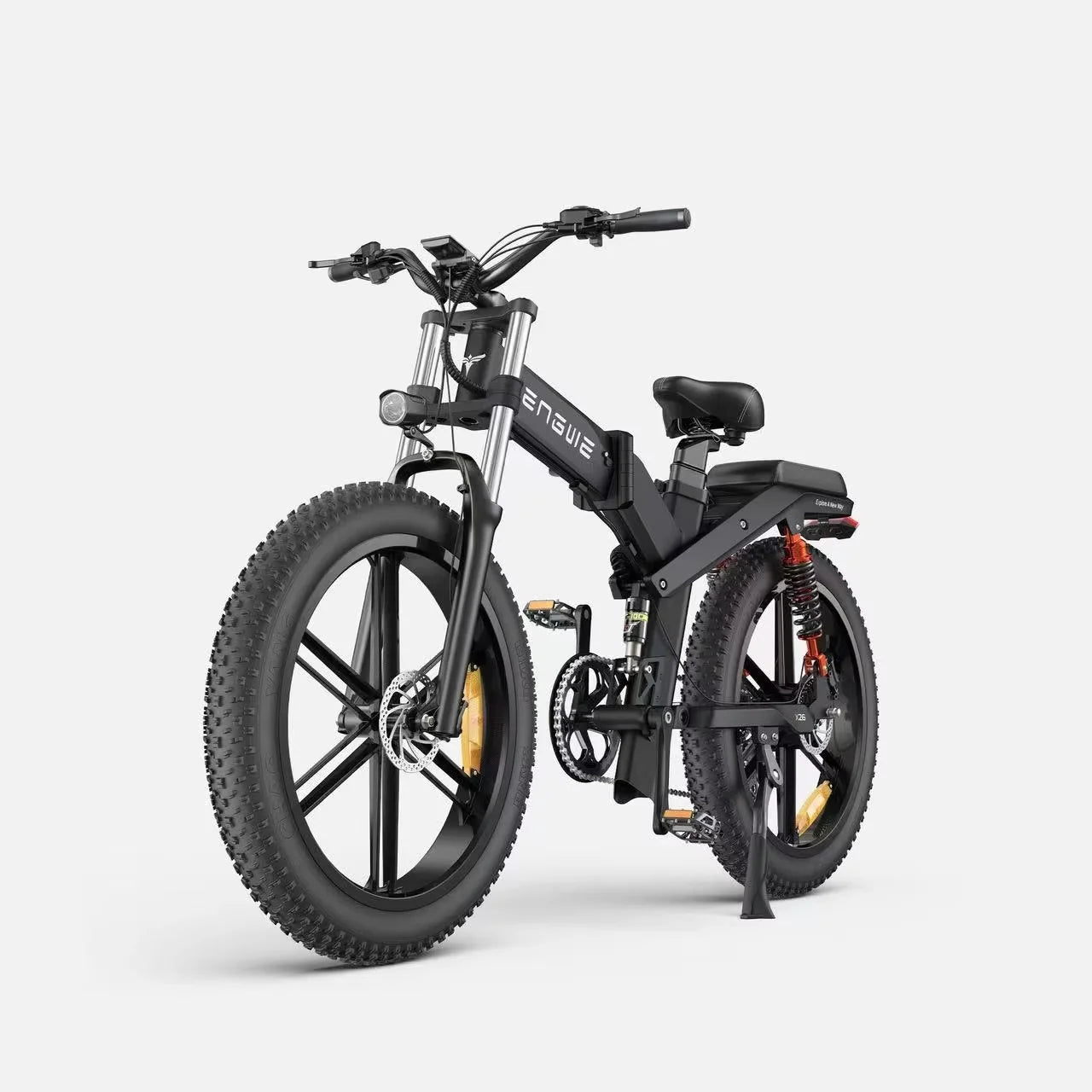 E Bike Folding 1000W Motor, Lithium Battery All-terrain Fat Tire Electric Bike