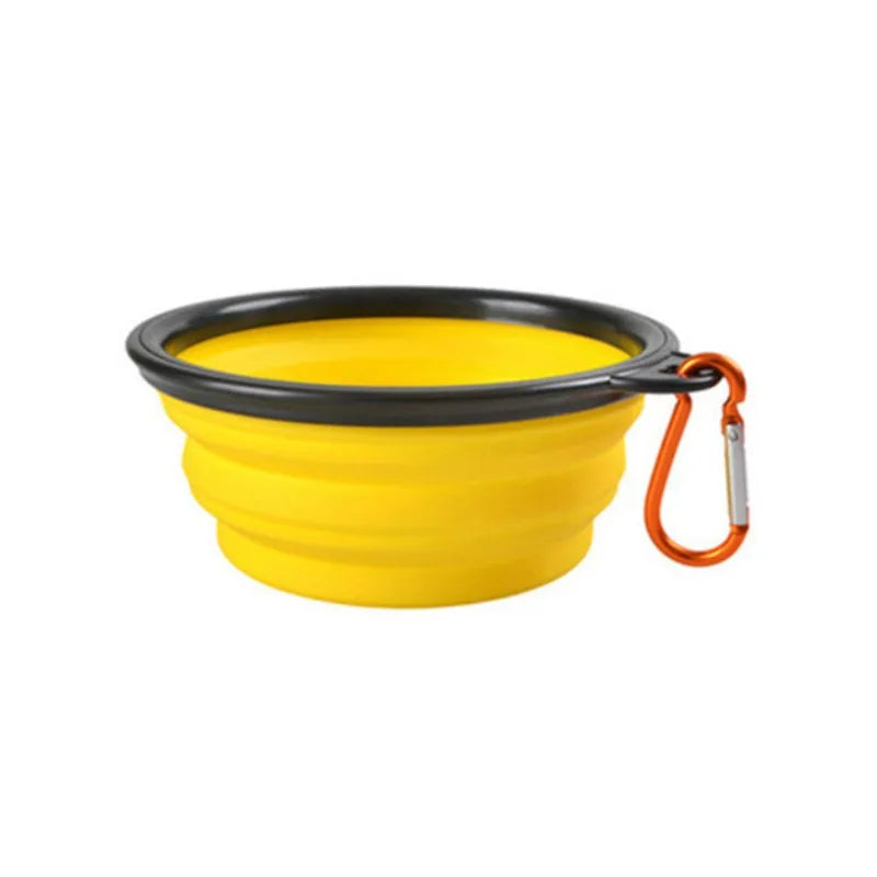 Collapsible Silicone Pet Bowl — Portable Food & Water