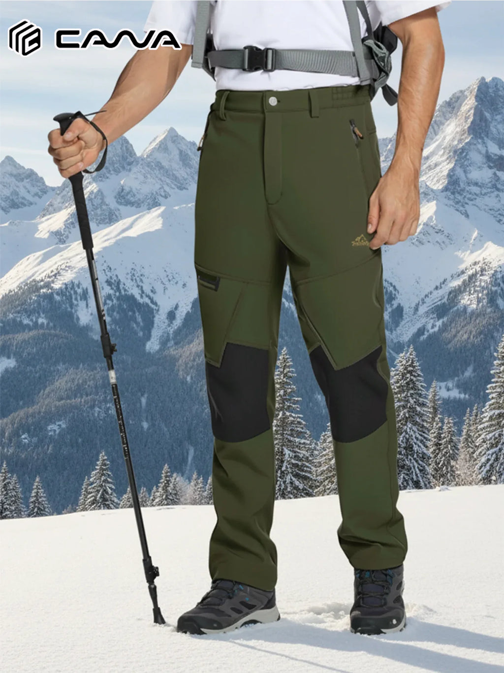 Men's Winter Hiking Pants — Insulated & Warm