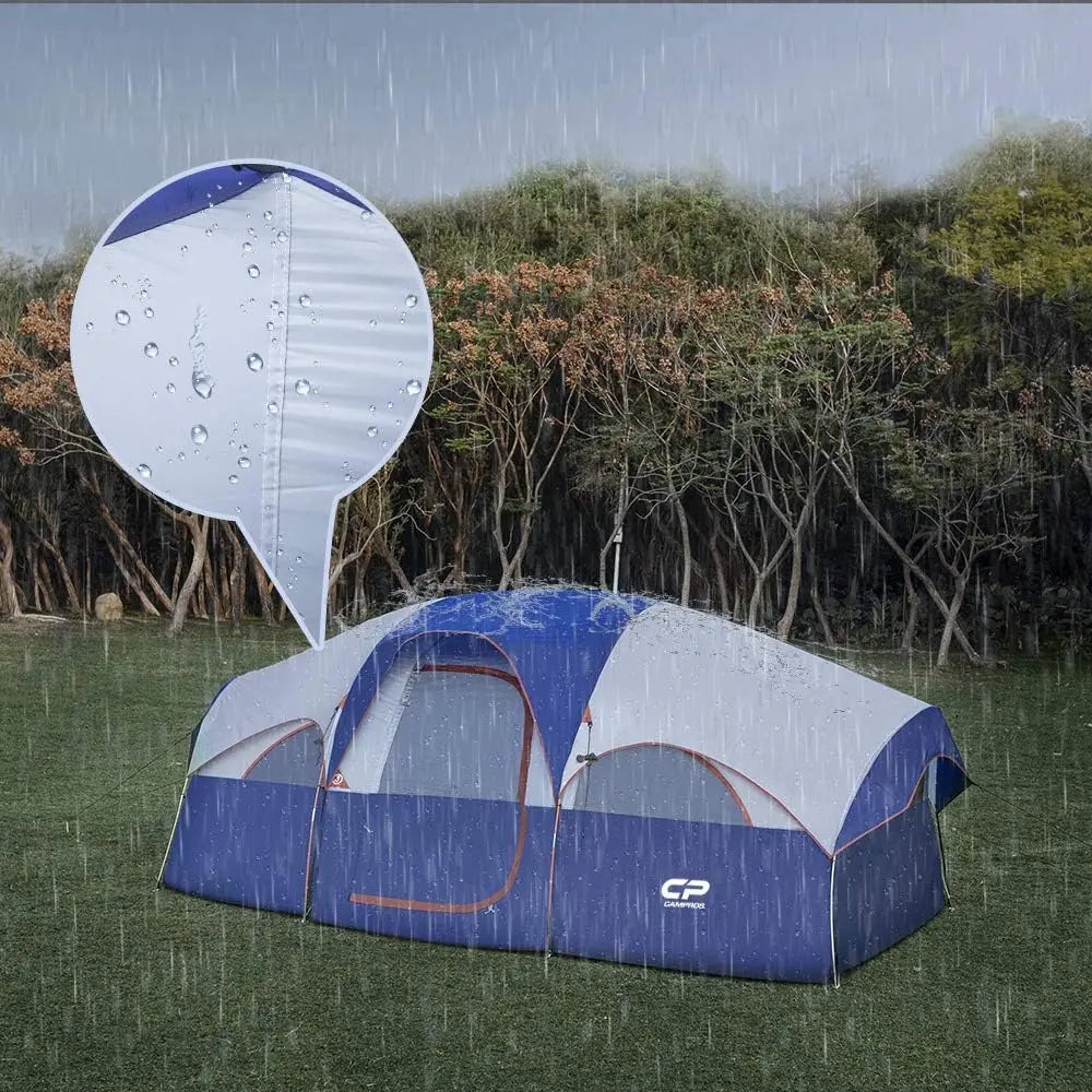 8-Person Family Camping Tent — Spacious & Durable