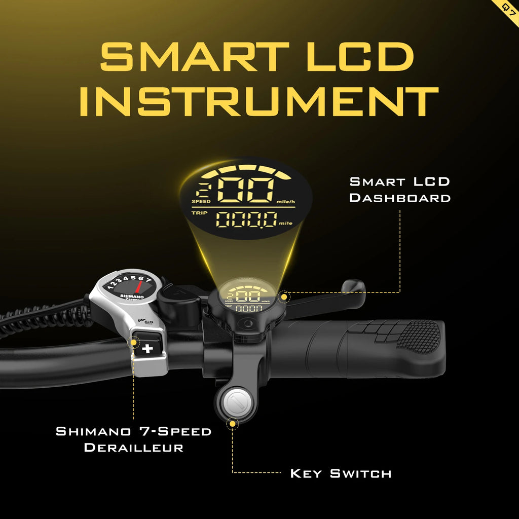 Electric Mountain Bike 600W — 20 MPH