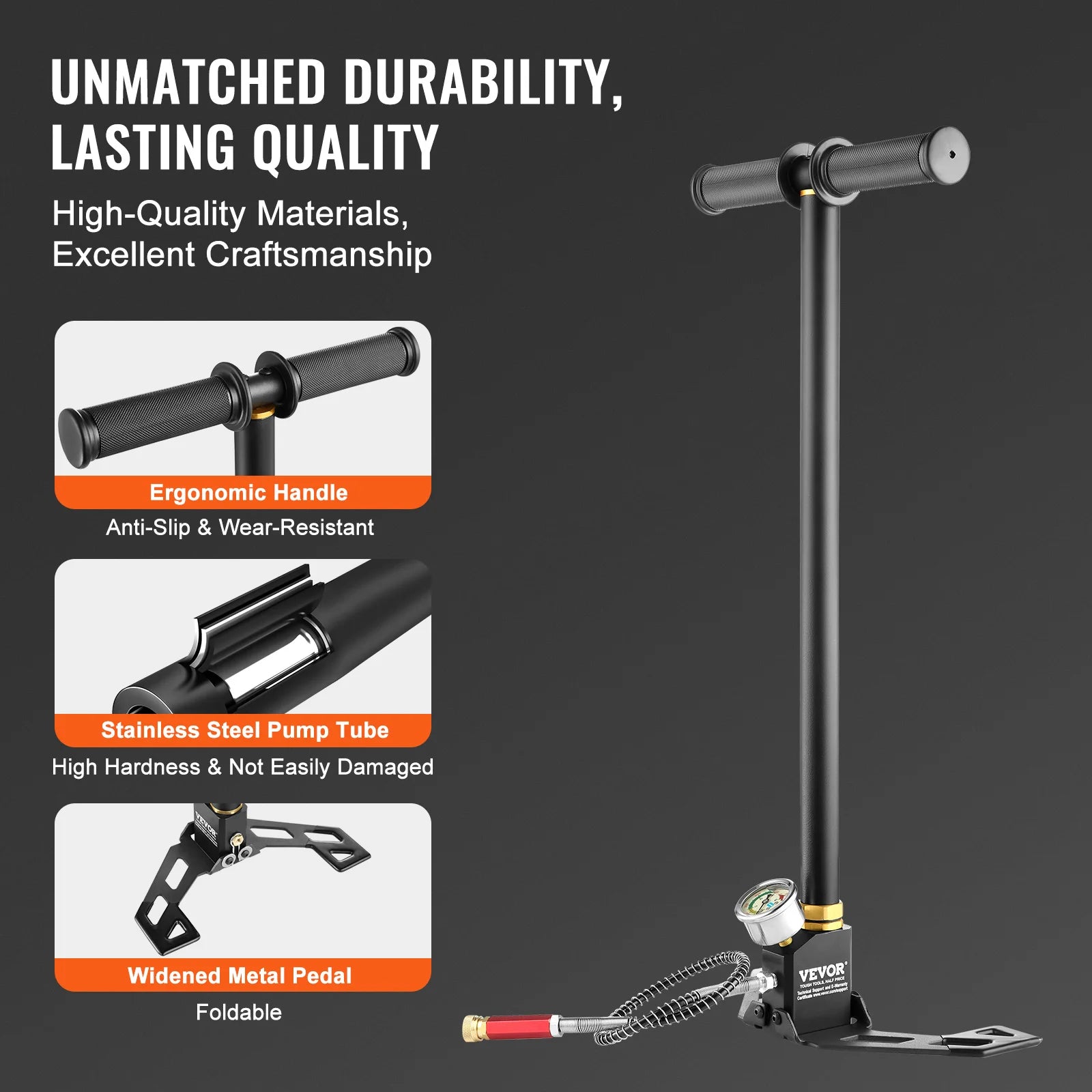 3 Stage PCP Pump for Bike tire