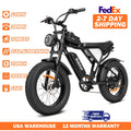 Fat Tire Electric Bike 1200W — Heavy-Duty Power