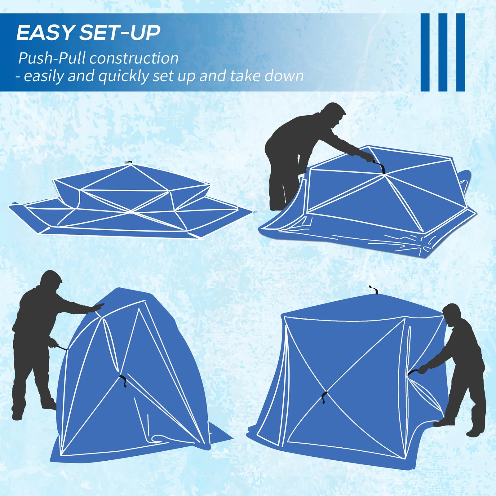 Portable Ice Fishing Shelter — Pop-Up Hub