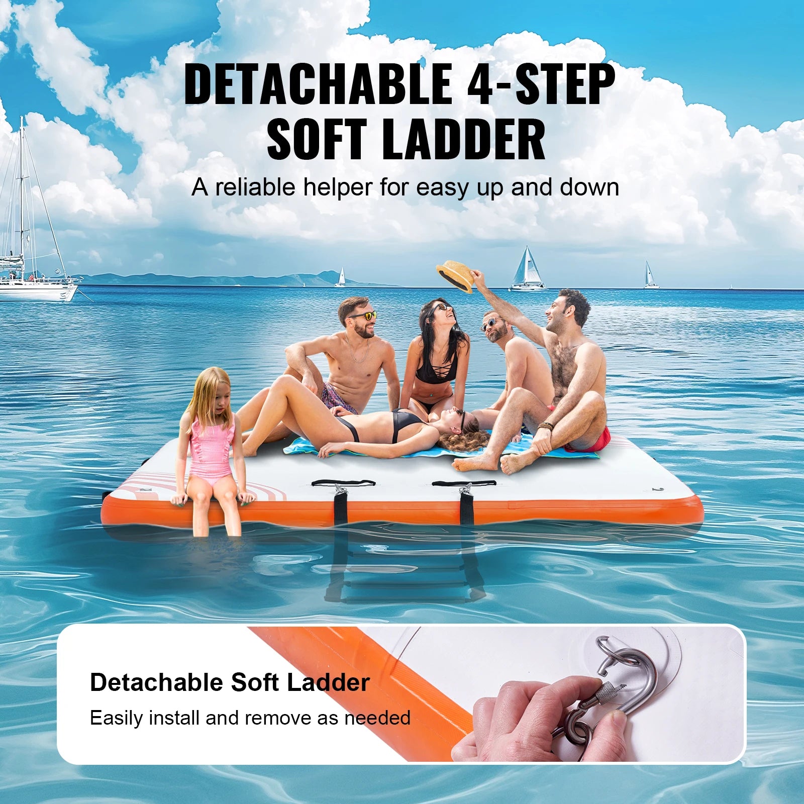 Inflatable Floating Dock — Water Platform