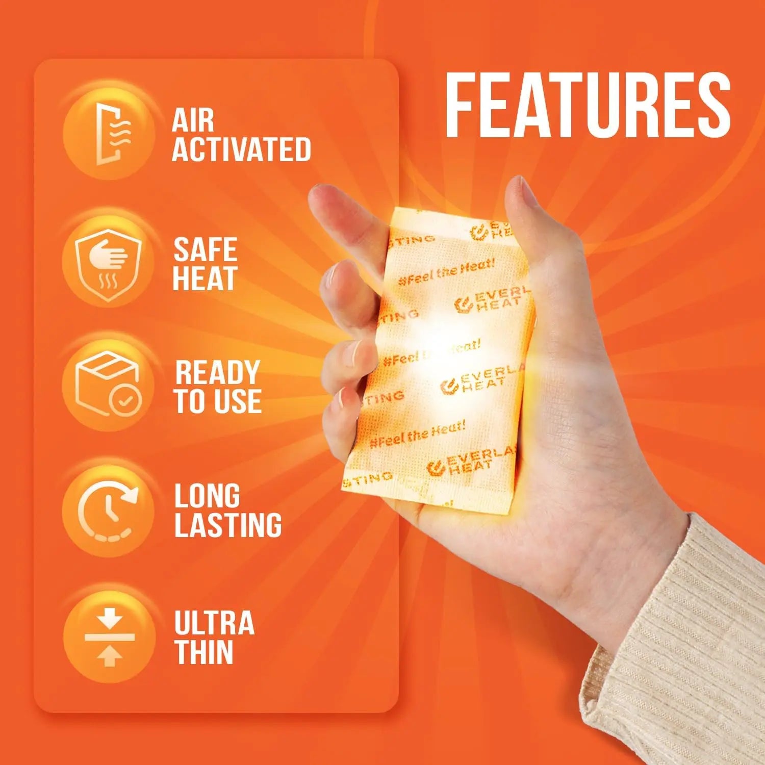 80-Pack Disposable Hand Warmers