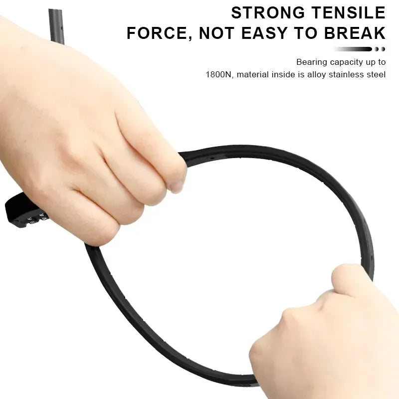 3 Digit Password Bike Helmet Lock