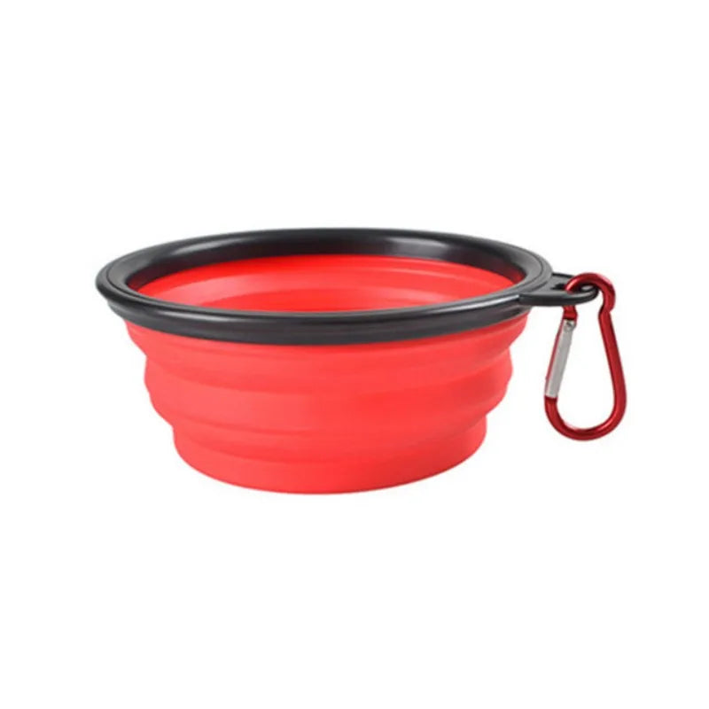 Collapsible Silicone Pet Bowl — Portable Food & Water
