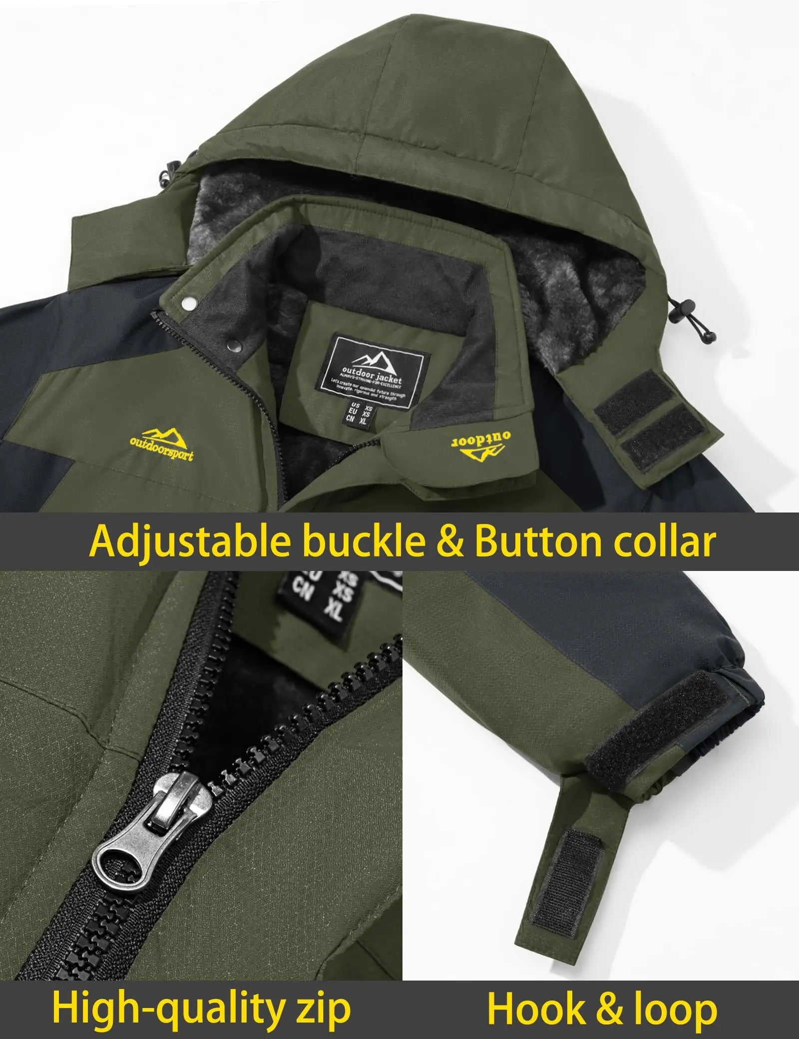Men's Waterproof Ski Jacket — Winter Snow Ready
