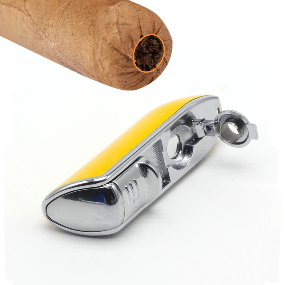 Luxury Windproof Butane Lighter — Refillable