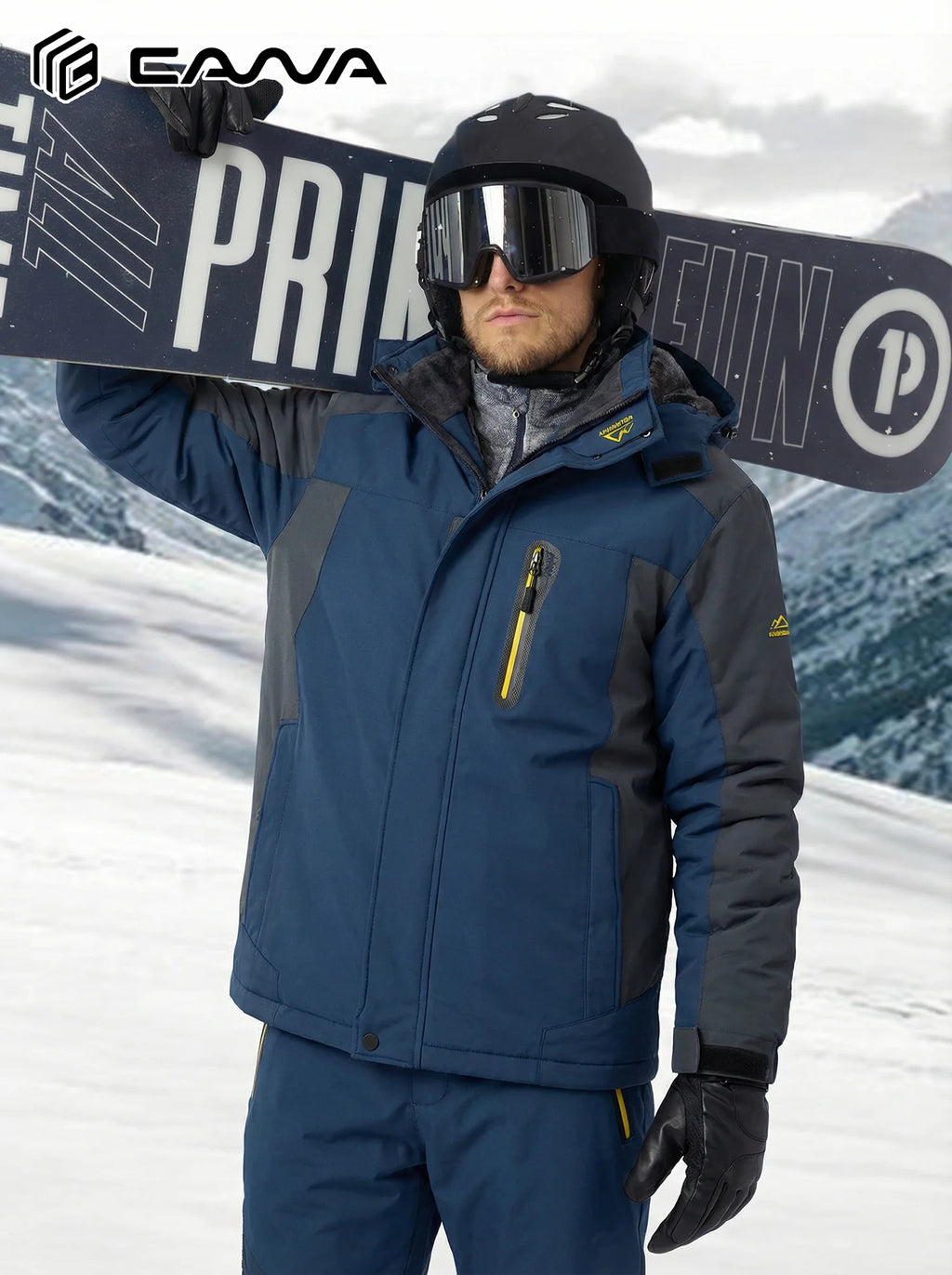 Men's Waterproof Ski Jacket — Winter Snow Ready