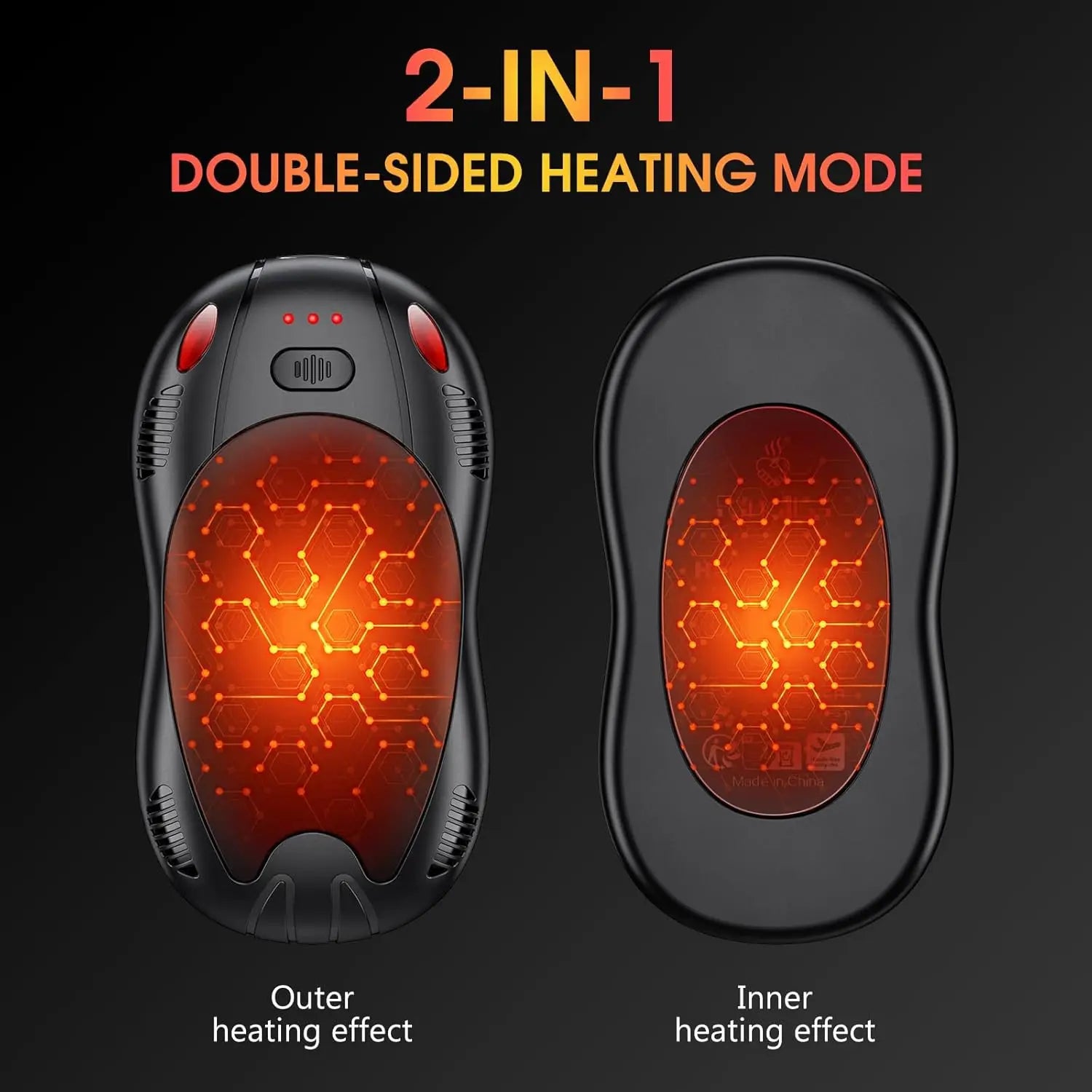Rechargeable Hand Warmers — 10000mAh Power Bank
