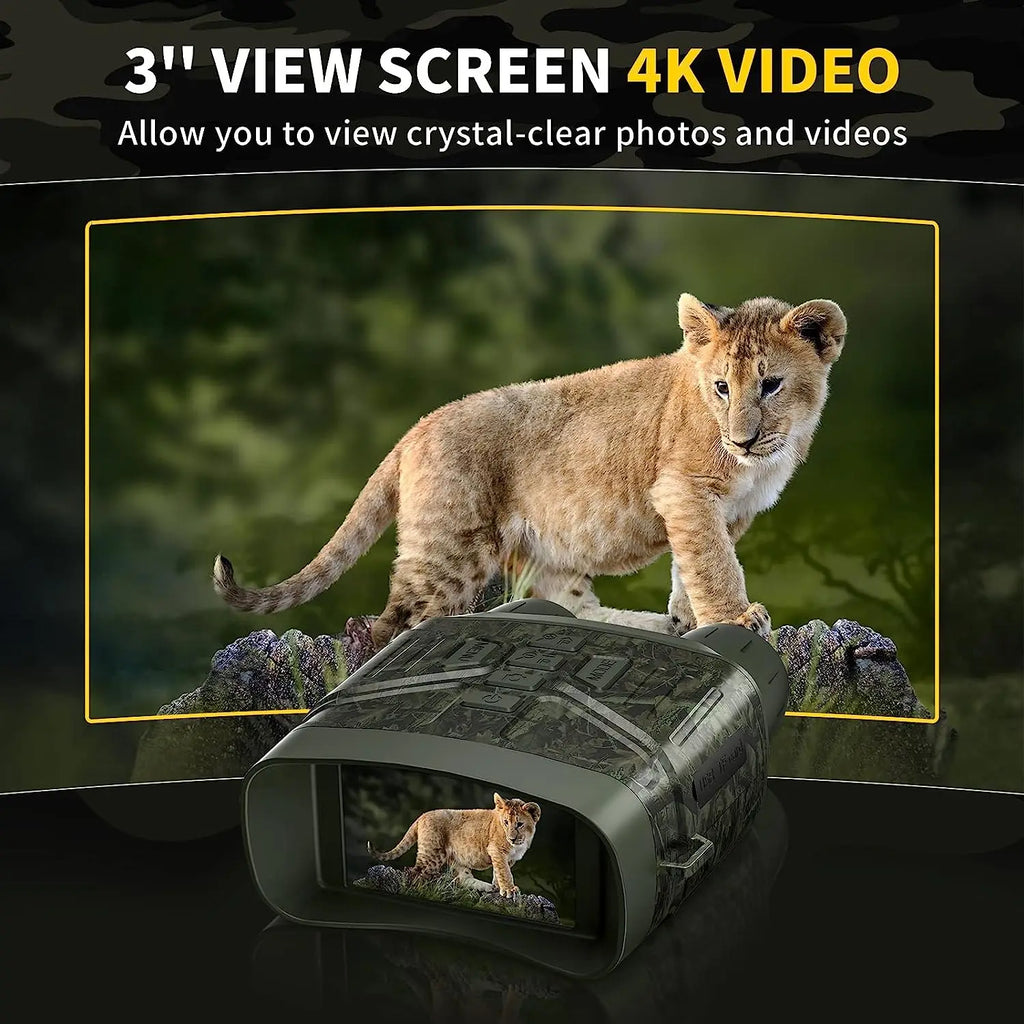 4K Night Vision Binoculars — Rechargeable