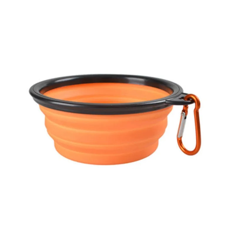 Collapsible Silicone Pet Bowl — Portable Food & Water
