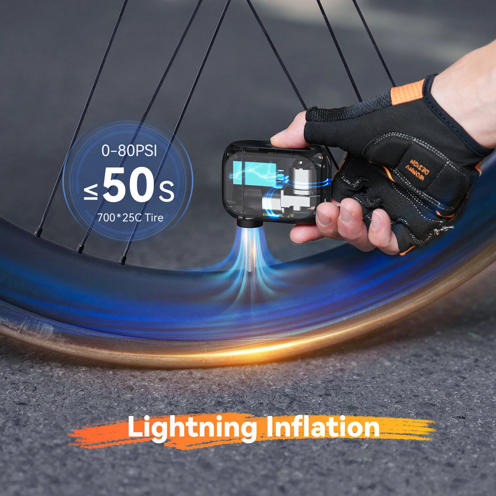 Pro Mini Electric Pump — Compact Tire Inflator
