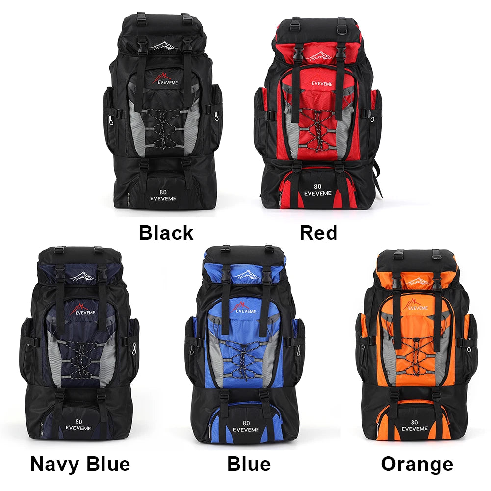 80L Mountaineering Backpack — Large Capacity