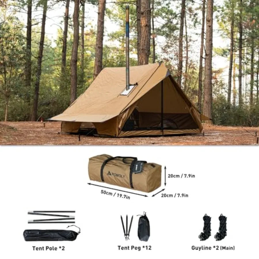 Hot Tent with Stove Jack — Portable Wall Tent