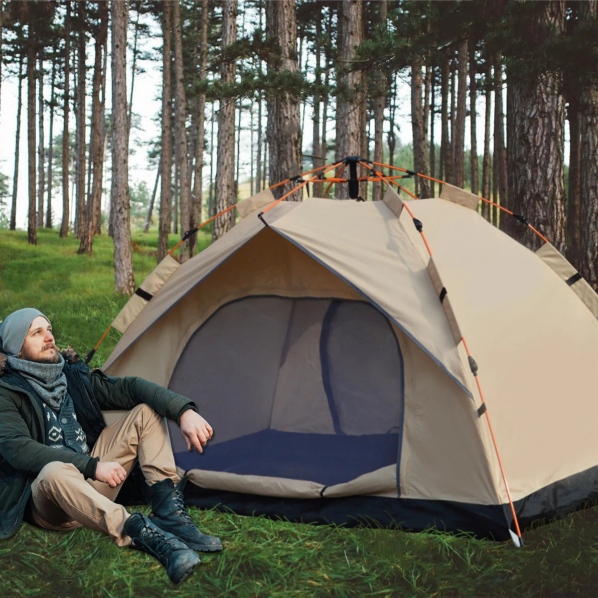 Quick-Opening Automatic Tent — Instant Setup