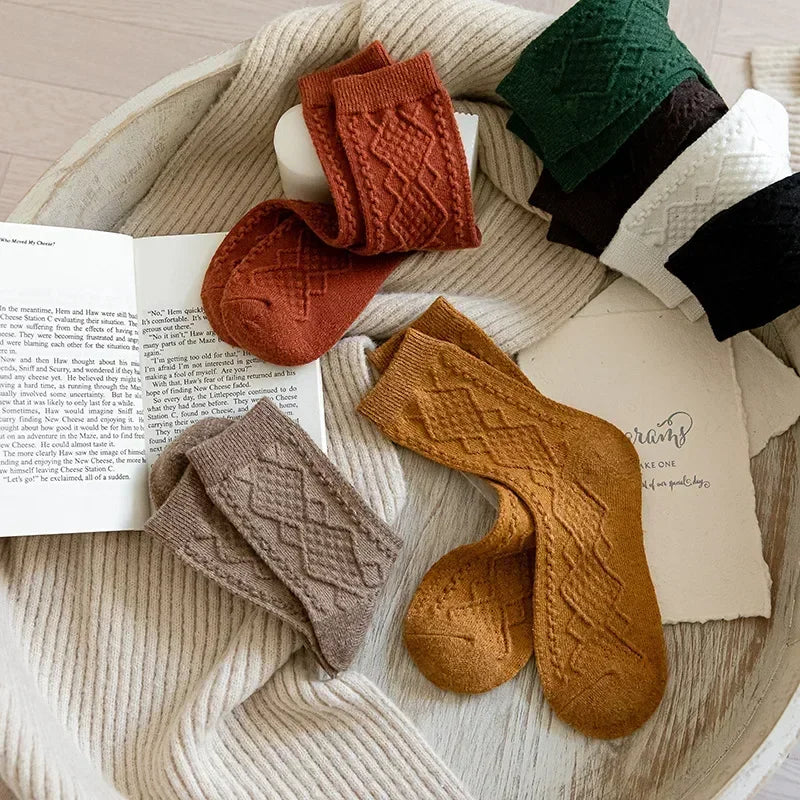 Winter Cashmere Wool Socks — Premium Warmth