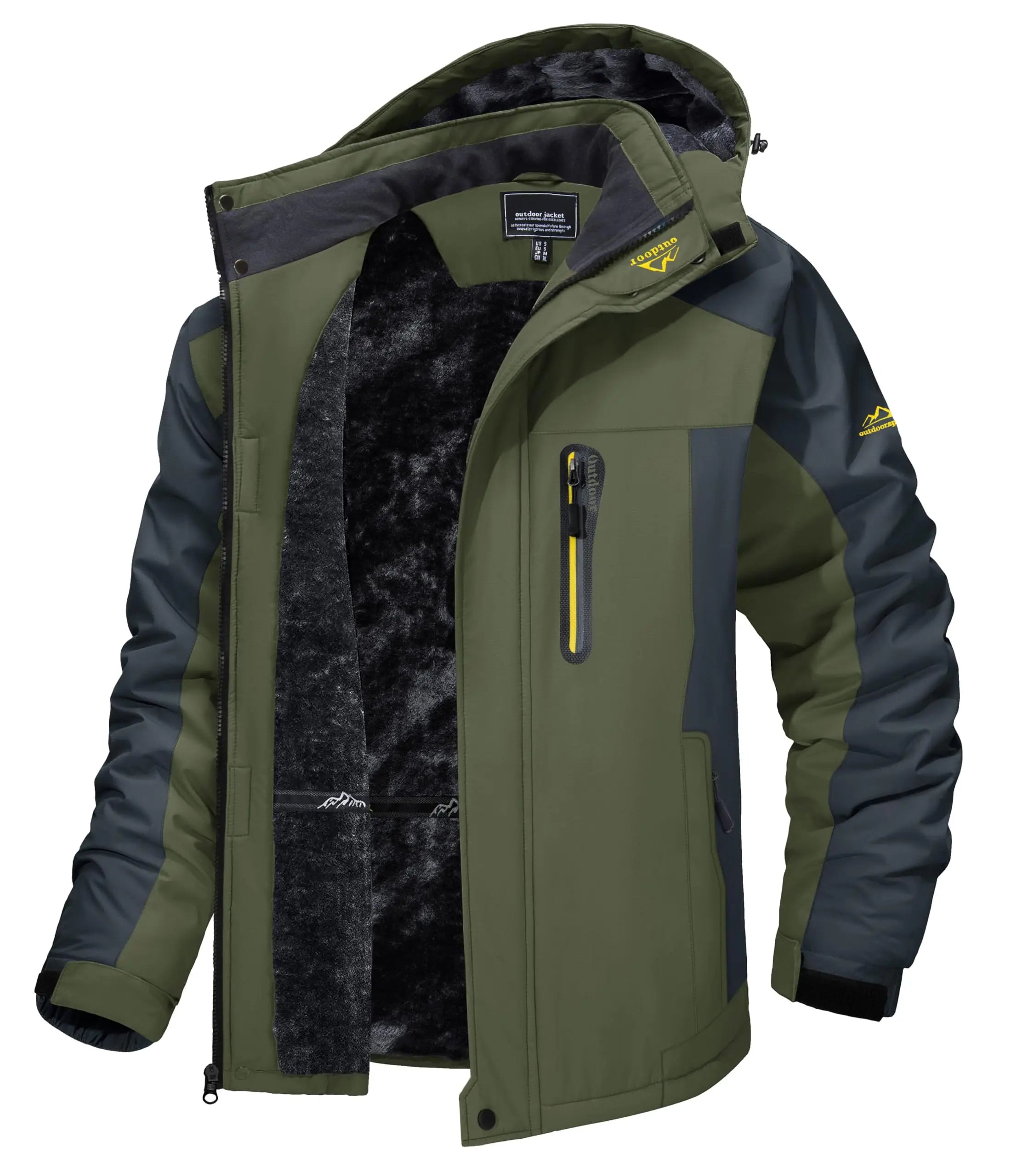 Men's Waterproof Ski Jacket — Winter Snow Ready